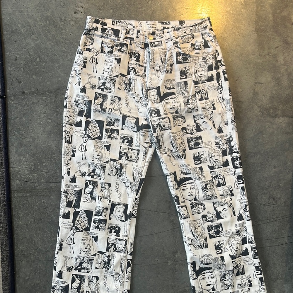 Reformation Newsprint Jeans
